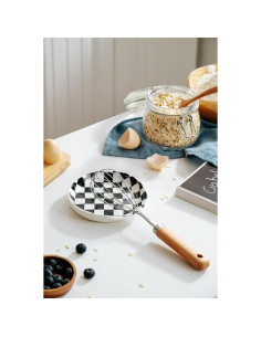 Soporte de Cuchara de Cerámica MIKIGEY 13.5 cm a Cuadros 2