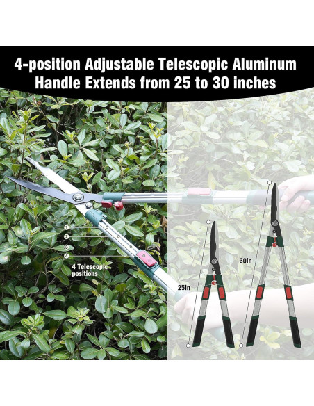 Juego de Herramientas de Jardín GARTOL 3 Piezas Telescópicas