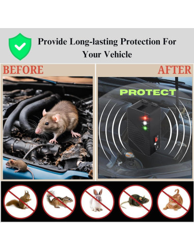 Repelente Ultrasónico de Roedores Glaobule 9515F-01 Verde