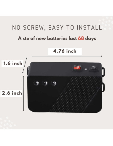 Repelente Ultrasónico de Roedores Glaobule 9515F-01 Verde