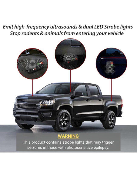 Repelente Ultrasónico de Roedores Glaobule 9515F-01 Verde