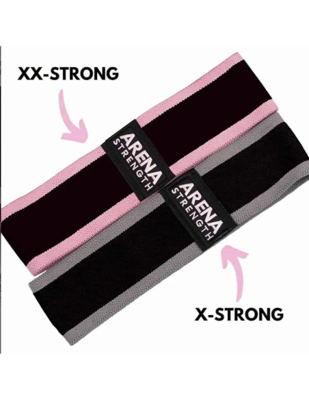 Set de Bandas de Resistencia Arena Strength X-Fuerte 3 Pzas