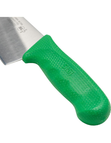 Cuchillo de Chef Winco KWP-80G 20.32 cm Acero Alemán Verde