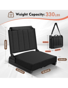 Asiento de Estadio Strifuture Plegable con Respaldo Ajustable 2