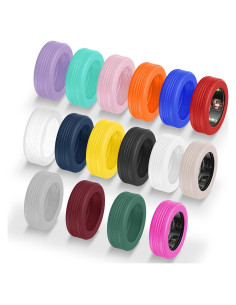 Paquete de 16 fundas de silicona Bougraite para Oura Ring