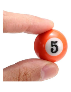 Conjunto de 16 Bolas de Billar Mini GSHLLO 2.5cm Plástico 2