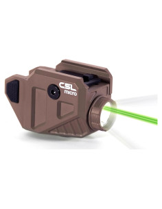 Visor Láser Verde C5L Viridian con Luz Táctica Recargable