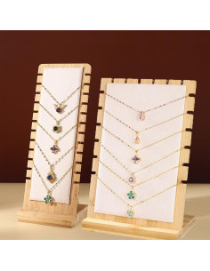 Soportes de Exhibición de Collares LOARNIEA 3PCS Beige 2