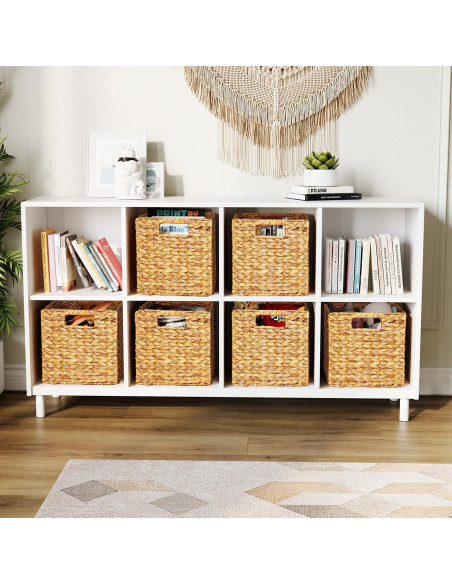 Canastas de Almacenamiento SpaceAid 6 Piezas Mimbre 26.67 cm