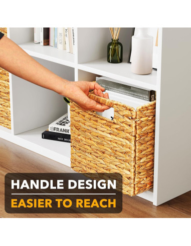 Canastas de Almacenamiento SpaceAid 6 Piezas Mimbre 26.67 cm