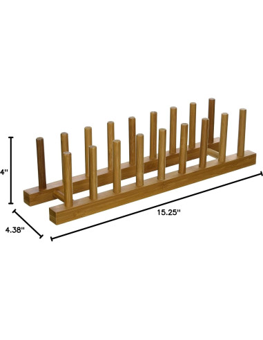 Soporte para Platos y Tapas de Olla Lipper International 887 - Bambú
