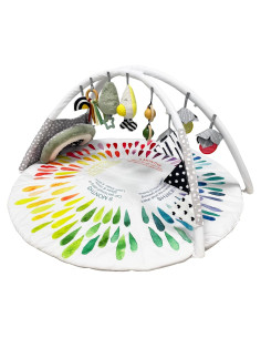 Alfombra de Juego para Bebés LADIDA con Juguetes Desmontables