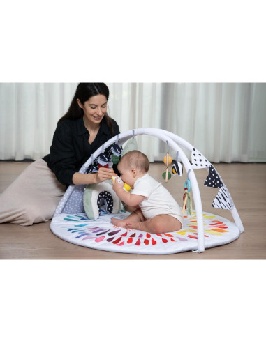 Alfombra de Juego para Bebés LADIDA con Juguetes Desmontables