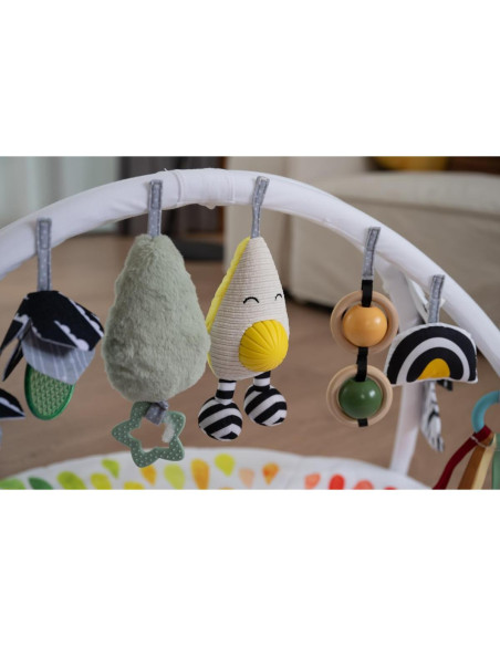 Alfombra de Juego para Bebés LADIDA con Juguetes Desmontables