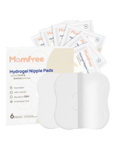 Almohadillas de Gel para Pezones Momfree - 12 Unidades Reutilizables