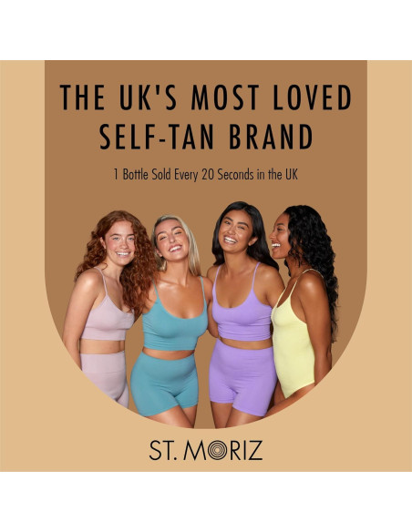 Loción Autobronceadora Gradual St Moriz 150 ml - Brillo Reafirmante