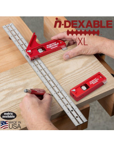 Cuadrado Combinado XL Woodpeckers 457 mm con Cabezas Intercambiables 2
