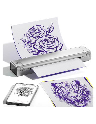Impresora de Plantillas Tatuajes ItriAce M08F Bluetooth Portátil