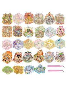 28 Juegos de Pegatinas 3D DIY Luzhans para Alivio del Estrés