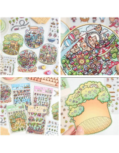 28 Juegos de Pegatinas 3D DIY Luzhans para Alivio del Estrés 2