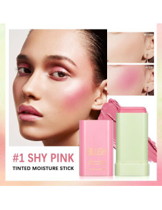 Bastón de Rubor 2 en 1 Paminify 17g Rosa Tímido Hidratante 2