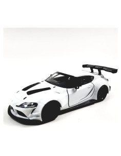 Coche Diecast KiNSMART Toyota GR Supra Racing 1:36 Blanco