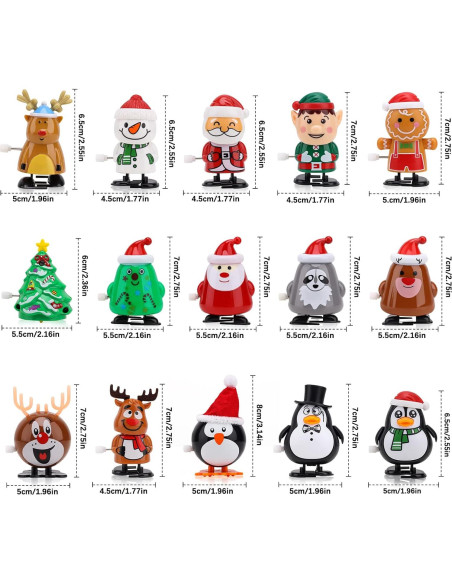 15 Juguetes de Cuerda de Navidad para Niños - EEOCWF