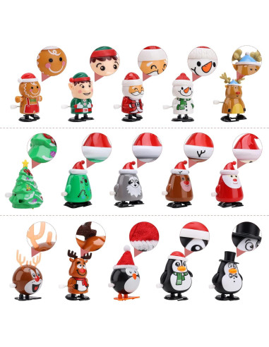 15 Juguetes de Cuerda de Navidad para Niños - EEOCWF