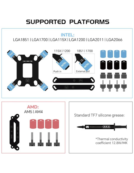 Enfriador Líquido AIO Thermalright FW360 SE ARGB V2 360mm