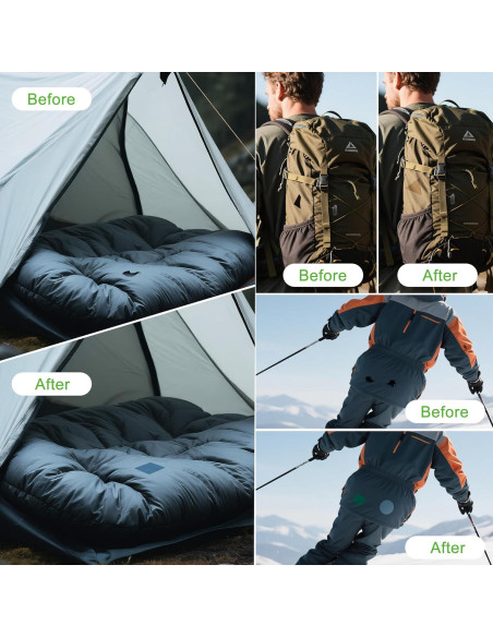 Cinta de Reparación Impermeable TIANLDD 10.16x198.12cm Verde