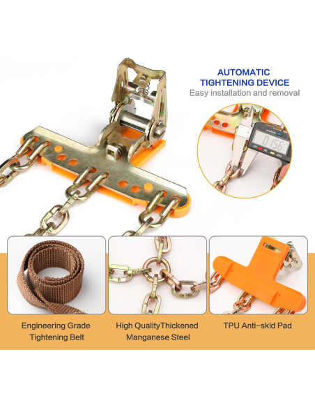 Cadenas de Nieve SENWELL-KA para Neumáticos 235-285mm