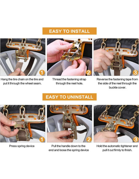 Cadenas de Nieve SENWELL-KA para Neumáticos 235-285mm