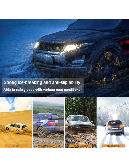 Cadenas de Nieve SENWELL-KA para Neumáticos 235-285mm