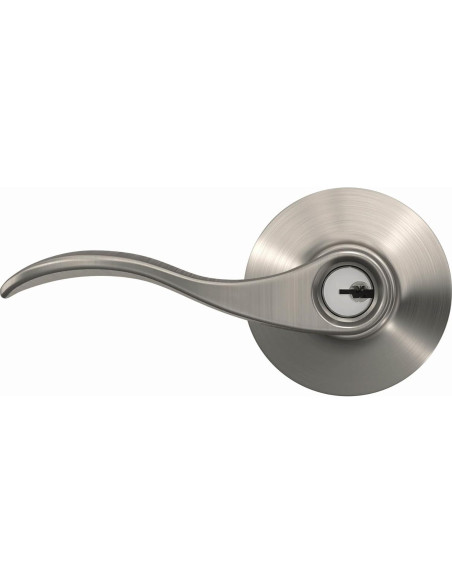 Cerradura de Entrada Schlage F51A ACC 619 Niquel Satinado