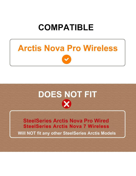 Almohadillas de Reemplazo defean para Steelseries Arctis Nova Pro