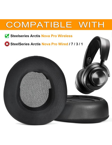 Almohadillas de Reemplazo defean para Steelseries Arctis Nova Pro