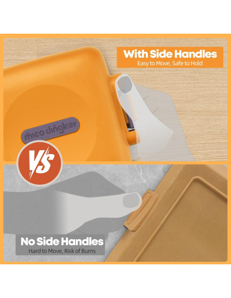 Hacedor de Sándwiches Tostados Mico Dingker Naranja 0.6 kg