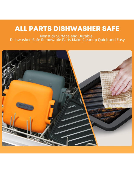 Hacedor de Sándwiches Tostados Mico Dingker Naranja 0.6 kg