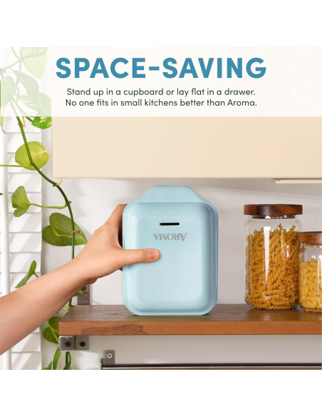 Hacedor de Waffles 3-en-1 AROMA con Placas Desmontables