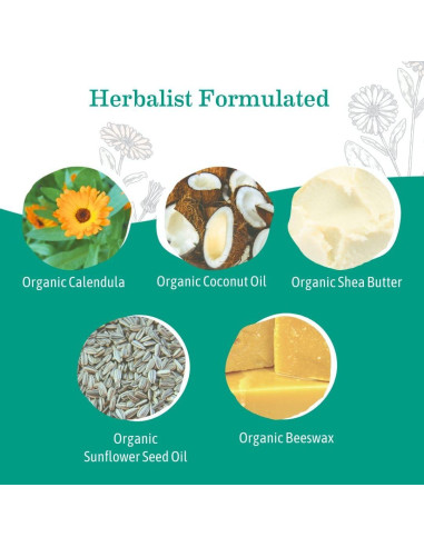 Bálsamo Orgánico Earth Mama 59 ml para Cara, Nariz y Mejillas