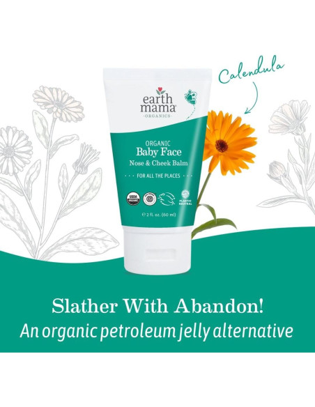 Bálsamo Orgánico Earth Mama 59 ml para Cara, Nariz y Mejillas