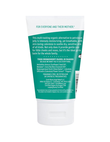 Bálsamo Orgánico Earth Mama 59 ml para Cara, Nariz y Mejillas