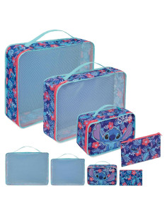 Set de Organizadores de Empaque Disney - 4 Piezas en Puntada Marina
