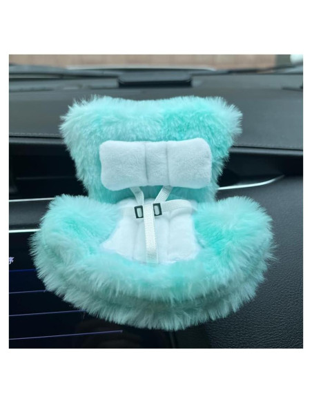 Asiento para Llavero Monstruo 15cm y 17cm Pinefolk Verde Aqua