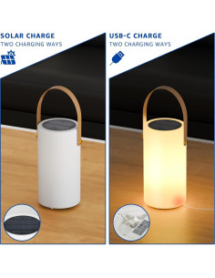 Lámpara de Mesa Solar uuffoo PBG-1427 LED Recargable IP44 2