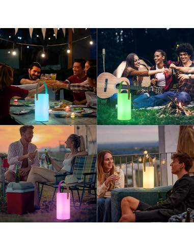 Lámpara de Mesa Solar uuffoo PBG-1427 LED Recargable IP44