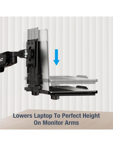 Bandeja Ajustable para Laptop AVLT hasta 43 cm - Negro