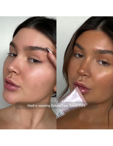 Bronceador Facial Loving Tan Deluxe Oscuro 47.3 ml - Sin Rayas