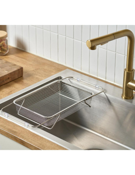 Escurridor de Platos Ajustable Wagensteiger Acero Inoxidable 30x21 cm