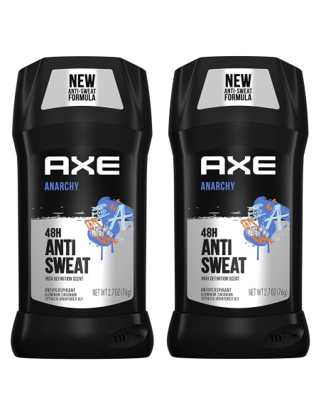 AXE Desodorante Antitranspirante Barra Hombres Anarquía 76.5 g Doble